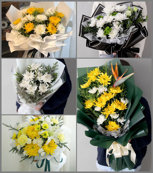 安徽亳州市利辛县新张集乡潘小村白事花束代送